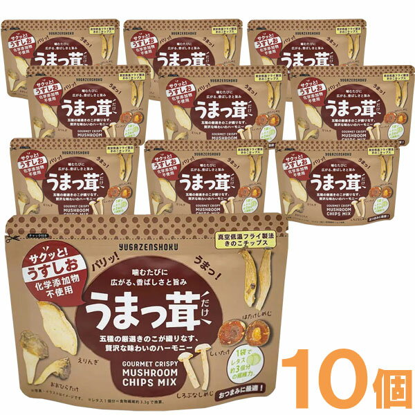 【2月新商品】癒雅膳食 うまっ茸（うす塩）（40g）【10個セット】【癒雅】□