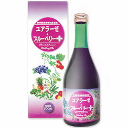 野草野菜果物発酵原液 ユアラーゼ・ブルーベリー＋（500ml）【ミヤトウ野草研究所】