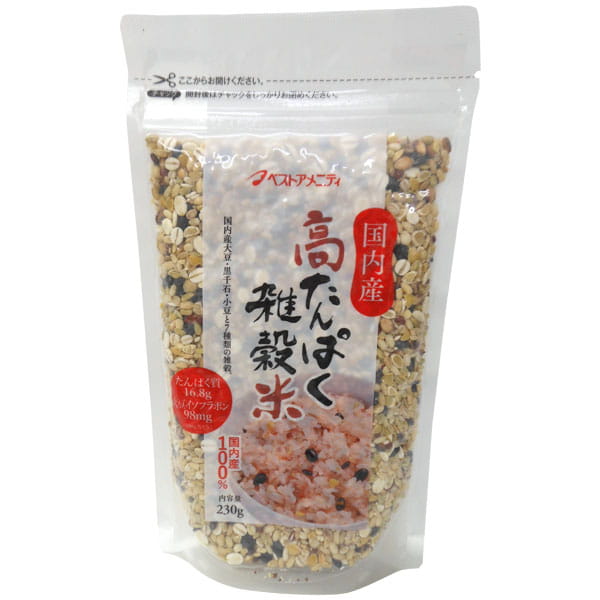 樂天商城 - 【5月新商品】国内産 高たんぱく雑穀米（230g）【ベストアメニティ】