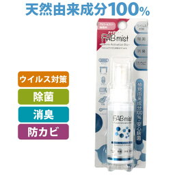 除菌・消臭・防カビスプレー FABミスト（50ml）【ビッグバイオ】