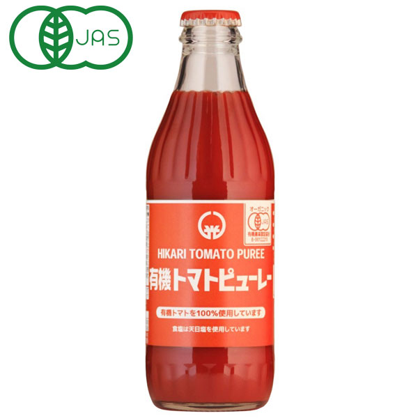 完熟有機トマト100％使用。トマト本来の自然な甘みと豊かな旨み。添加物不使用。パスタソースやスープのベースなどに。商品詳細商品番号ms10211原材料有機トマト、食塩、有機レモン果汁内容量320g賞味期限製造日より2年販売元光食品株式会社広告文責有限会社自然館 0957-22-8770【関連ワード】瓶,ビン,ピューレ,トマトピューレ,とまとピューレ