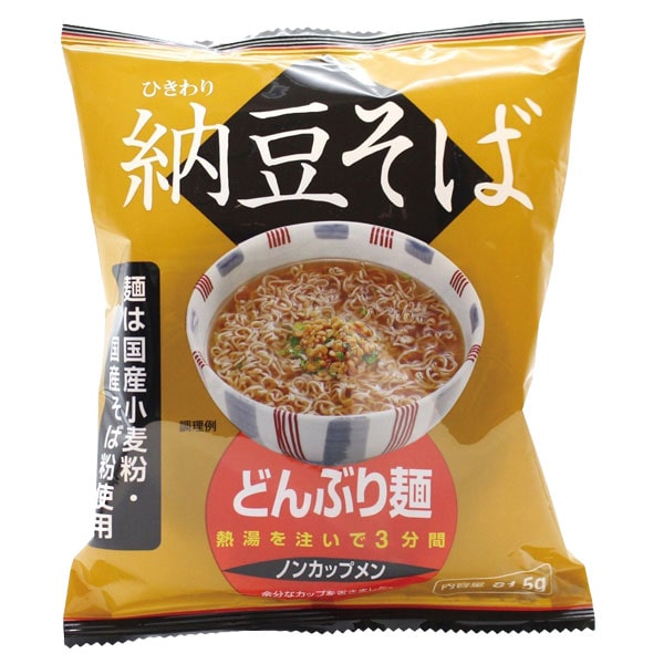 どんぶり麺・納豆そば（81.5g）【ト