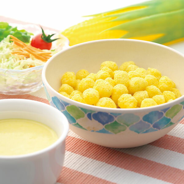 とうもろこしでつくったパフスナック 塩味（55g）【サンコー】