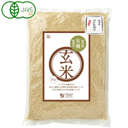 令和6年産新米 有機玄米（新潟産コシヒカリ）（5kg）【オーサワジャパン】□のサムネイル