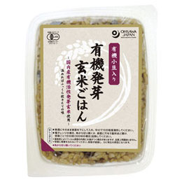 有機小豆入り発芽玄米ごはん（160g）【オーサワジャパン】