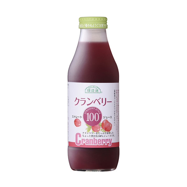 クランベリー100(ストレート)(500ml)ビ...の商品画像