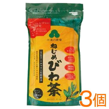 ねじめびわ茶24（48g(2g×24包)）【3個セット】【十津川農場】