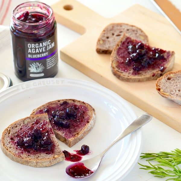 オーガニックアガベジャム ブルーベリー（140g）【アルマテラ】□