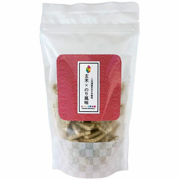 【2月新商品】玄米スナック（のり）（80g）【わくわくお米本舗】