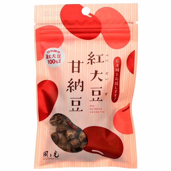 乐天商城 - 【5月新商品】紅大豆 甘納豆（40g）【風と光】
