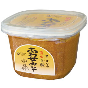 オーサワの国産立科あわせみそ（650g）カップ【オーサワジャパン】