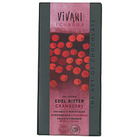 【冬季限定】Vivaniオーガニッククランベリーダークチョコレート（100g）【アスプルンド】...