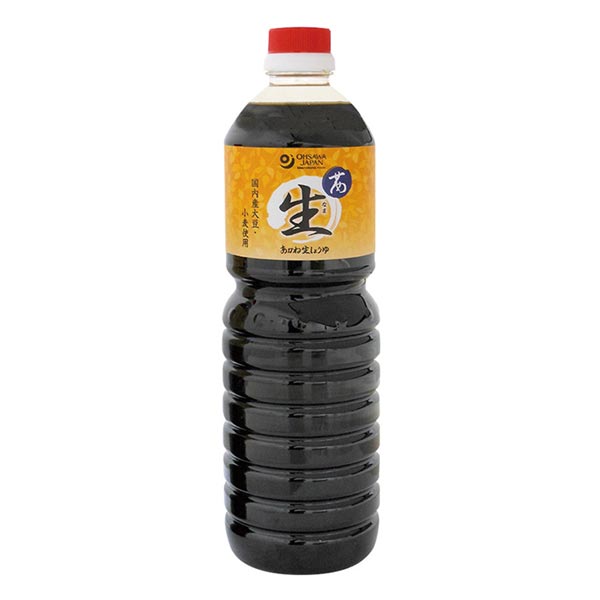【入荷未定】【数量限定】茜生醤油（1L）ペットボトル【オーサワジャパン】
