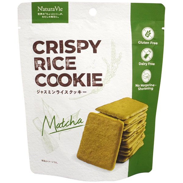 サクほろ食感の米粉クッキー（抹茶）サクほろ食感がクセになる、米粉を使用したグルテンフリークッキーです。国産抹茶を使用し、しっかりとした抹茶の風味ときび糖のやさしい甘さをお楽しみいただけます。軽やかな食感とすっきりとした後味で、お茶の時間やくつろぎのひとときにもおすすめです。乳製品、マーガリン、ショートニング、香料は使用せず、素材の持ち味を大切に仕上げました。・グルテンフリー・国産抹茶使用・乳製品不使用・マーガリン、ショートニング不使用・香料不使用※本品製造工場では、カシューナッツ、アーモンド、くるみ、オレンジ、バナナ、マカダミアナッツを含む製品を生産しています。商品詳細商品番号os9057原材料米粉［米（タイ）］、こめ油、きび糖、でん粉、卵白、抹茶・クロレラ混合粉末（抹茶、クロレラ粉末）、分離大豆たん白、食塩/膨張剤内容量60g賞味期限製造日より常温で1年6ヶ月アレルゲン卵販売元株式会社尾賀亀広告文責有限会社自然館 0957-22-8770【関連ワード】米粉クッキー,サクほろ食感,抹茶風味,国産抹茶,グルテンフリー,乳製品不使用,マーガリン不使用,ショートニング不使用,香料不使用［おかし］お菓子,おやつ［クッキー］cookie,ビスケット,biscuit,食べきり,たべきり甘味,焼菓子,スイーツ,スイーツギフト,洋菓子,ティーターム,ティータイム［アレルギー（小麦不使用）］小麦未使用,小麦グルテン不使用,アレルギー対応,アレルギー対策［菜食主義］ベジタリアン,ヴィーガン,ビーガン,Vegan,ビーカン,ヴィーカン［販売］NaturaVie,株式会社尾賀亀,株式会社尾賀亀クリスピーライスクッキーの商品はこちら＞＞
