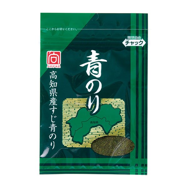 高知県産の「すじ青のり」を100％使用した、風味豊かな青のり粉鮮やかな色合いとやわらかな口どけが特長で、磯の豊かな香りがお料理の風味を引き立てます。お好み焼きやたこ焼き、焼きそば、釜めしをはじめ、とろろや天ぷらの衣など、さまざまなお料理にご利用いただけます。また、わらび餅やおはぎ、団子に砂糖と合わせてまぶすなど、和菓子にもおすすめです。高知県産すじ青のり100％使用鮮やかな色合いとやわらかな口どけ磯の香りがお料理の風味を引き立てるさまざまなお料理や和菓子に活躍【使用方法】お好み焼き、たこ焼き、焼きそば、釜めしなどにふりかけてお召し上がりください。また、わらび餅、おはぎ、団子に砂糖を加えてまぶしたり、青のり餅や和・洋・中華料理のアクセントとしてもご利用いただけます。【商品について】「すじ青のり」は、海で採れる平らな「あおさ」とは異なる品種です。※本製品の青のりは、えび・かにが生息する沿岸地域で採取しています。商品詳細商品番号os9299原材料青のり（高知県）内容量2.3g栄養成分表示（1袋（2.3g）当たり）エネルギー：4kcal、たんぱく質：0.7g、脂質：0.1g、炭水化物：0.9g、食塩相当量：0.2g賞味期限製造日より常温で1年保存方法直射日光、高温多湿を避けて保存。販売元株式会社向井珍味堂広告文責有限会社自然館 0957-22-8770【関連ワード】すじ青のり,あおのり,青のり粉,高知県産,磯の香り,口どけ,お好み焼き,たこ焼き,焼きそば,釜めし,とろろ,天ぷら,和菓子用,おはぎ,トッピング［海苔］のり,海草,海草乾物［パウダー］粉末タイプ,粉タイプ,パウダータイプ,株式会社向井珍味堂向井珍味堂の商品はこちら＞＞