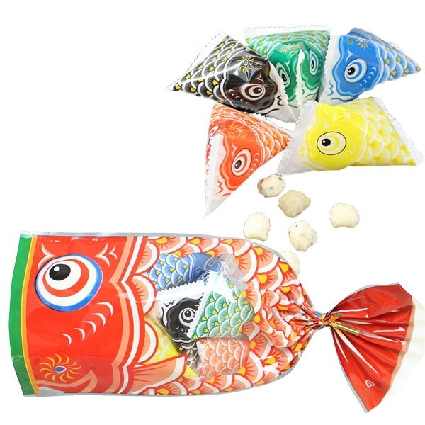 【予約4月1日より順次発送予定】【こどもの日】鯉あられテトラ（35g）【松本製菓】