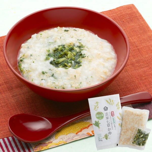 【予約注文】有機玄米使用七草がゆ（2人前）（おせち料理単品070常温）【ムソー】【ポイント5倍11月30..