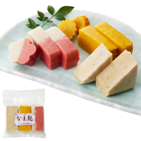【予約注文】なま麩セット（紅白・ごま・かぼちゃ）（120g×3本）【クール便発送につき同梱不可】（おせ..