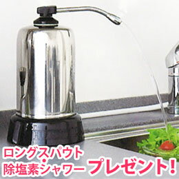 【除塩素シャワーとロングスパウト（25cm）をプレゼント！】浄水器ハーレーII（正規輸入品）【RHS ...