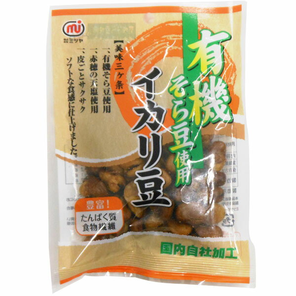 イカリ豆（有機そら豆使用）（80g）【ミツヤ】