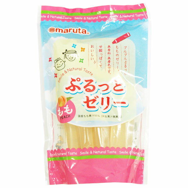 Peach - 【夏季限定】ぷるっとゼリー もも（16g×8本入）【太田油脂】