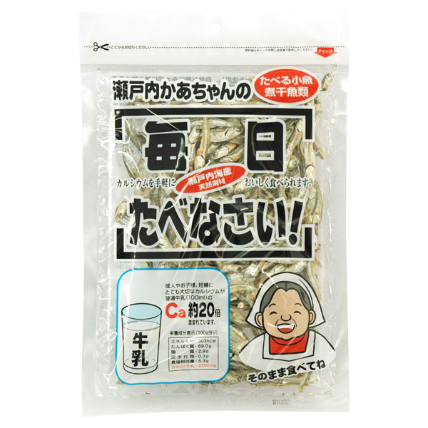 瀬戸内海産の良質な片口いわしを使用し、自然な風味を大切に仕上げました。商品詳細商品番号sg3714原材料片口イワシ（瀬戸内海）、食塩内容量50g賞味期限製造日より180日販売元株式会社オカベ広告文責有限会社自然館 0957-22-8770