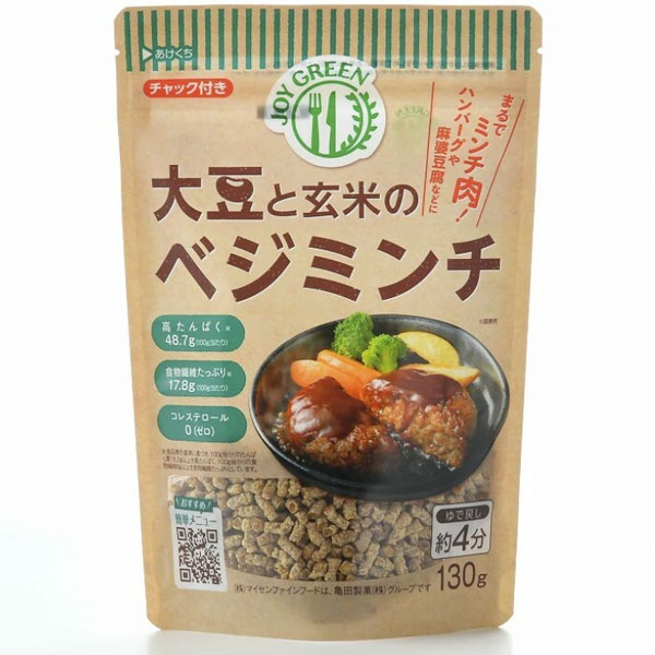 PURE・HEART自然館の大豆と玄米のベジミンチ（130g）【マイセンファインフード】｜アングル2