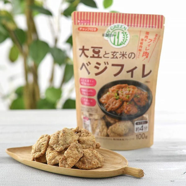 大豆と玄米のベジフィレ(100g)【マイセンファインフード】