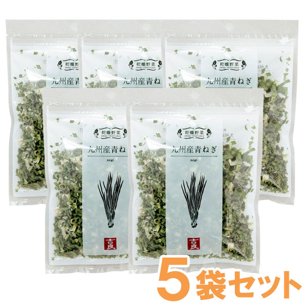 乾燥野菜 九州産ねぎ 10g 【5袋セット】【吉良食品】