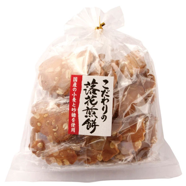 落花煎餅（18枚（総重量約165g））【米倉製菓】