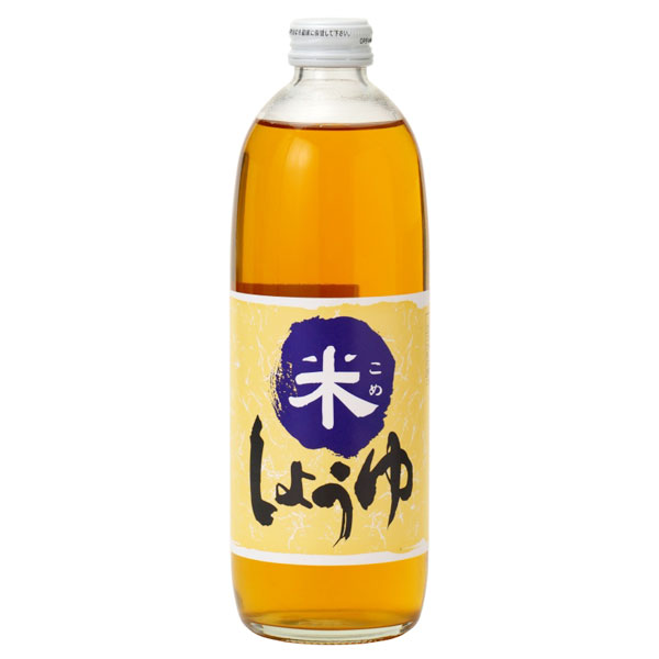 楽天PURE・HEART自然館米しょうゆ（500ml（総重量約835g））ビン【大高醤油】