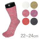 ★★在庫限り★★【EMソックス】5本指ソックス 彩(いろどり)レギュラータイプ レディース 婦人用(22~24cm)【杉山ニット工業】