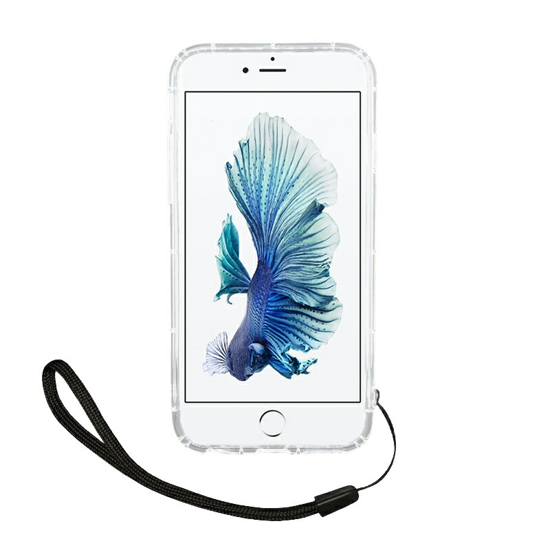 iPhone6 iPhone6S ケース カバー クリアケース 耐衝撃 衝撃吸収 ストラップホール ストラップ付 iphone 6 6S スマホケース shizukawill シズカウィル