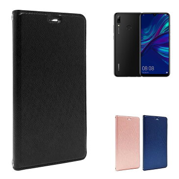 HUAWEI nova lite 3 nova lite 2 専用 手帳型 ケース カバー Slim Black スリム ケース ブラック色 カード収納あり ストラップホール ファーウェイ novalite 3 ノバライト3 nove lite3 novalite 2 nova lite2 手帳ケース 進化版 シズカウィル(shizukawill)