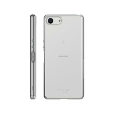 Xperia Ace docomo SO-02L ケース 専用 高透明 衝撃吸収 防指紋 落下防止 ストラップ付 TPU ドコモ エクスペリア エース SO02L ソフト クリア ケース カバー シズカウィル(shizukawill)