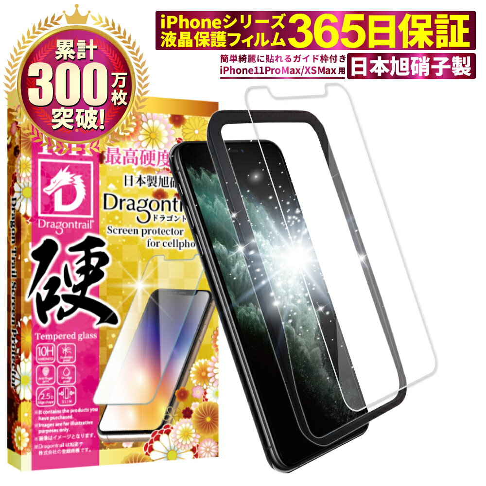 iPhone11 Pro Max iPhone XS Max ガラスフィルム 10Hドラゴントレイル 液晶保護フィルム 11pro max xs max 保護フィルム iphone 11 promax ガラスフィルム アイフォン xsmax フィルム shizukawill シズカウィル