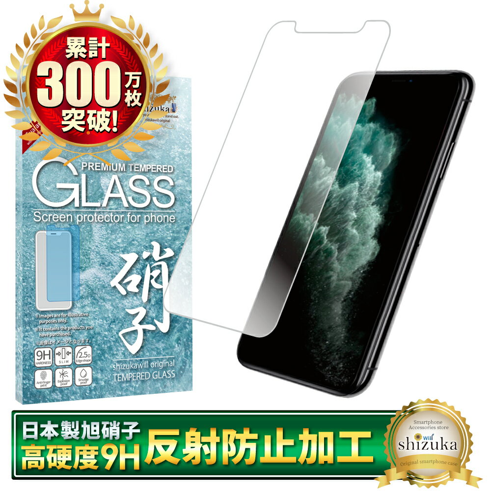 iPhone11 Pro Max ガラスフィルム 保護フィルム フィルム アンチグレア 反射防止 フィルム さらさら iphone11promax iPhone 11Pro Max アイフォン11promax 液晶保護フィルム シズカウィル