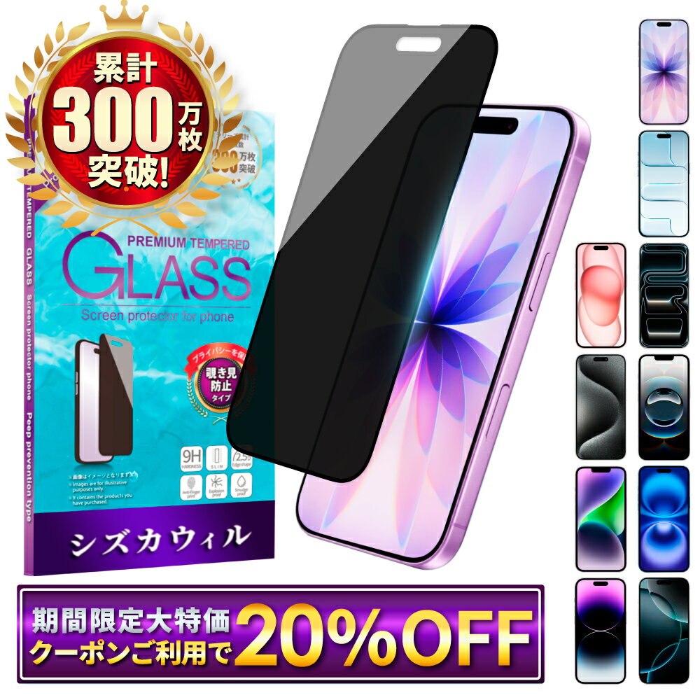 【 覗き見防止 】 iPhone17 ガ