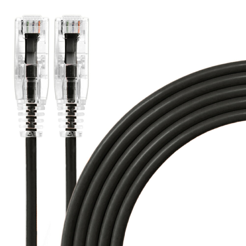 楽天市場】lanケーブル cat6（カラーブラック）（パソコン・周辺機器