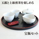 白磁製 宝瓶(ほうひん)セット 宝瓶 単品 160ml 贈り物にも お茶の葉桐 玉露や高級 上級煎茶に最適急須セット茶葉付 急須セット 煎茶横沢 煎茶セット お...