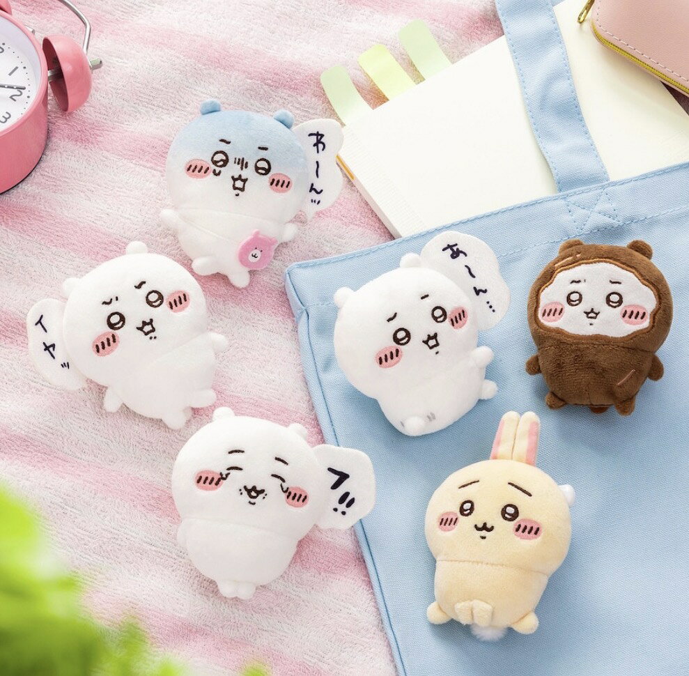 【E賞】ちいかわだらけくじ ちいかわ 約10センチ E賞 全6種 ぬいぐるみ バッチ ちいかわ ナガノ ハチワレ くりまんじゅう うさぎ モモンガ キャラクター 可愛い かばん インテリア なんかちいさくてかわいいやつ プリャ ちいぽけ