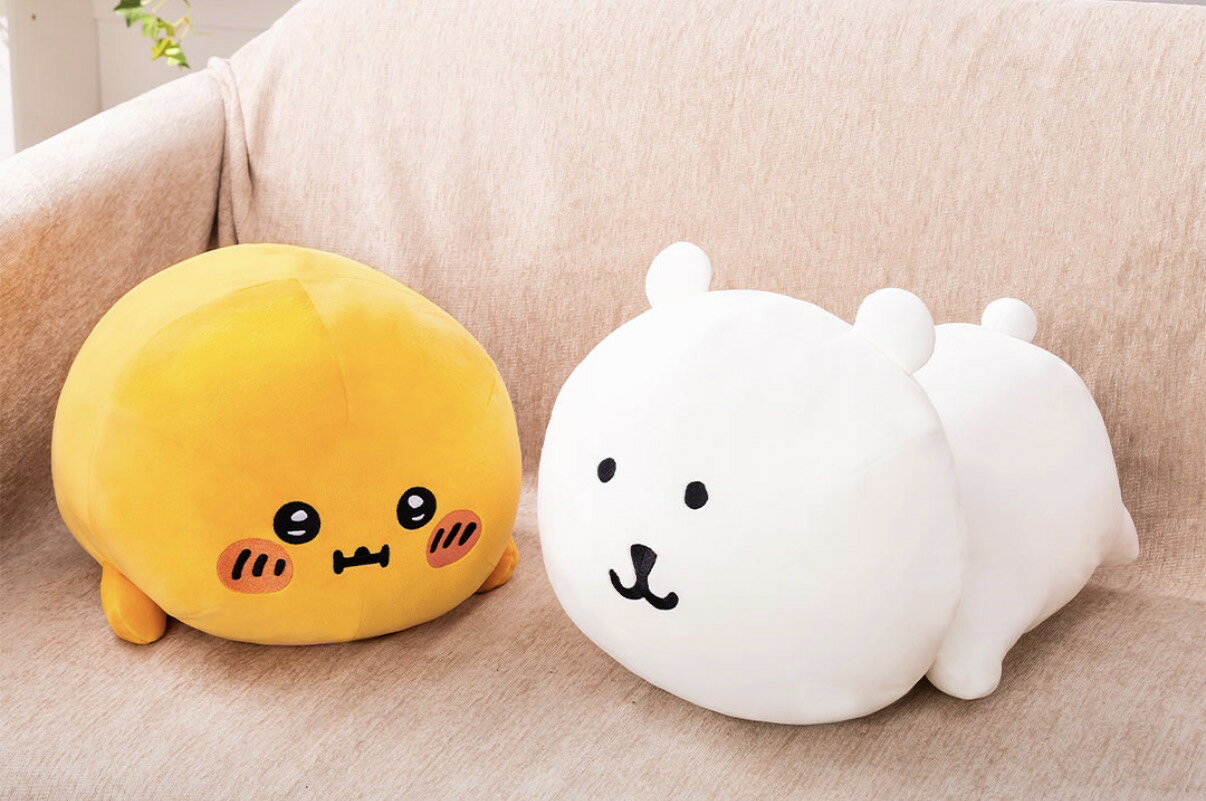 ナガノキャラクターズ もっちる ねそべりBIGぬいぐるみ1 ナガノのくま もぐらコロッケ