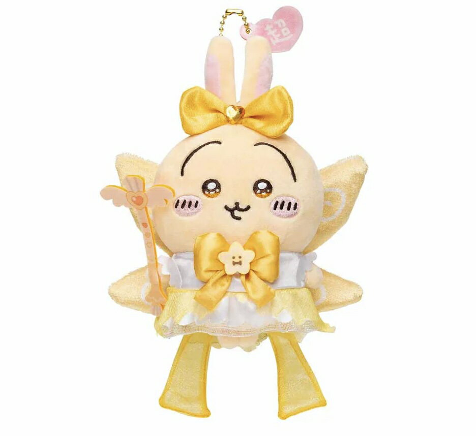 【うさぎ】超まじかるちいかわ パワーアップマスコット 約18センチ ちいかわ ぬいぐるみ ハチワレ くりまんじゅう うさぎ モモンガ キャラクター 可愛い インテリア 3980円以上購入で送料無料 他との組み合わせOK 誕生日 ハロウィン 魔法 ちいぽけ