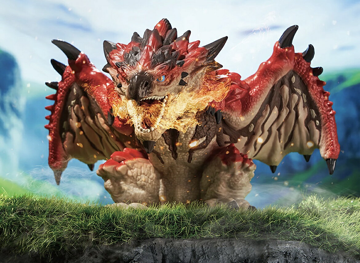 【リオレウス】モンスターハンター 鎮座獣 リオレウス～激闘！雄火竜リオレウス～ フィギュア モンスターハンター モンハン ワイルズ 20周年 フィギュア ジンオウガ リオレウス ラギアクルス ゴアマガラ フルフル ハプルボッカ 回復薬 — vista 2