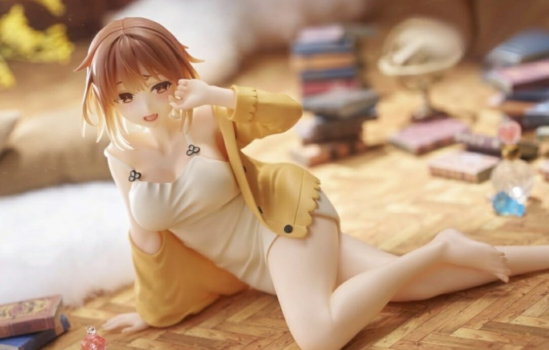 【ライザ】アニメ「ライザのアトリエ ~常闇の女王と秘密の隠れ家~」 Desktop Cute フィギュア ライザ 寝巻ver. フィギュア ゲーム 美少女 アトリエシリーズ 太もも 樽 コーエー 2