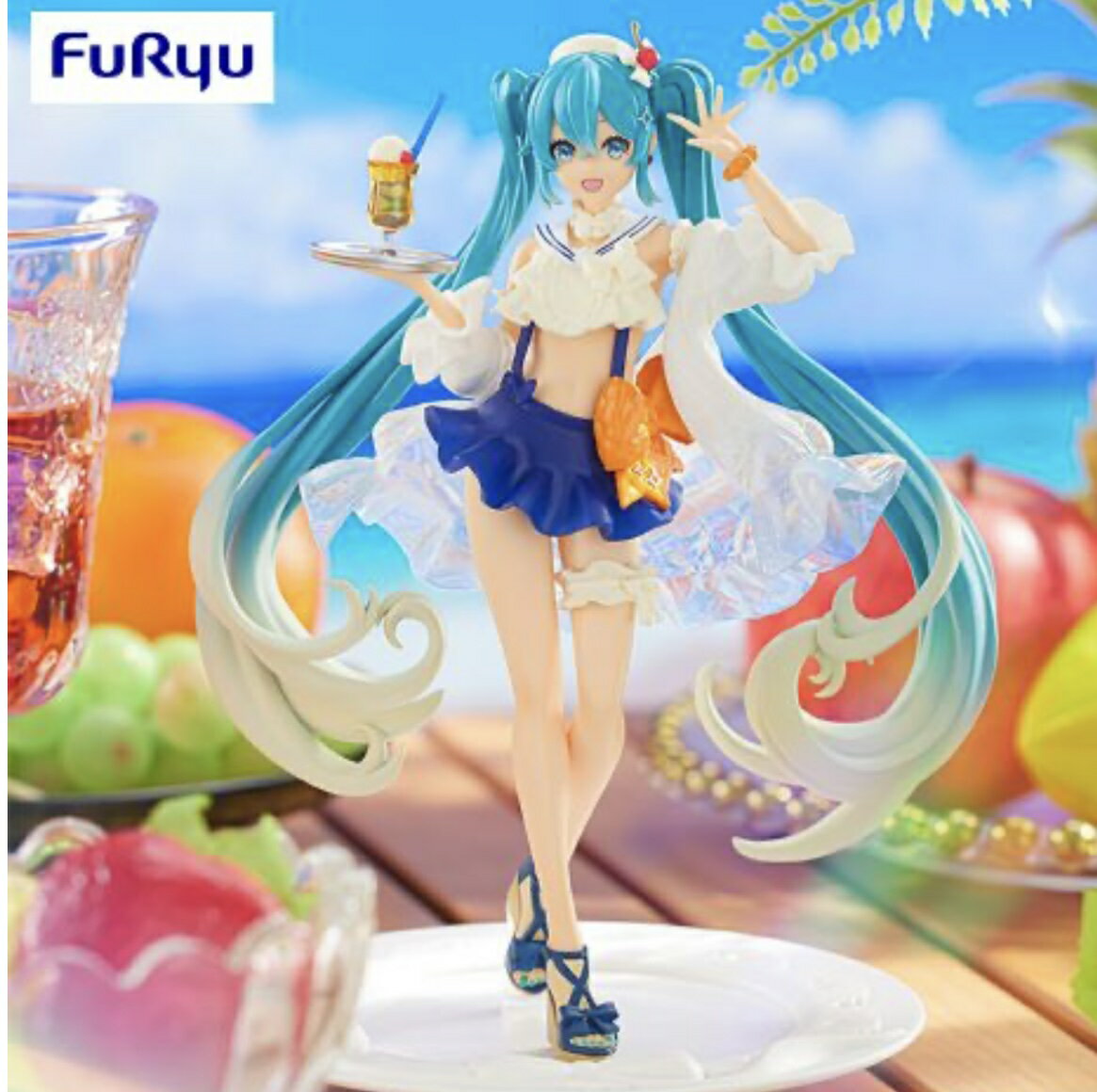 【初音ミク】初音ミク　Exc∞d Creative Figure SweetSweetsートロピカルジュースver.ー フィギュア ボーカロイド リン レン マジカルミライ ボカロ かわいい