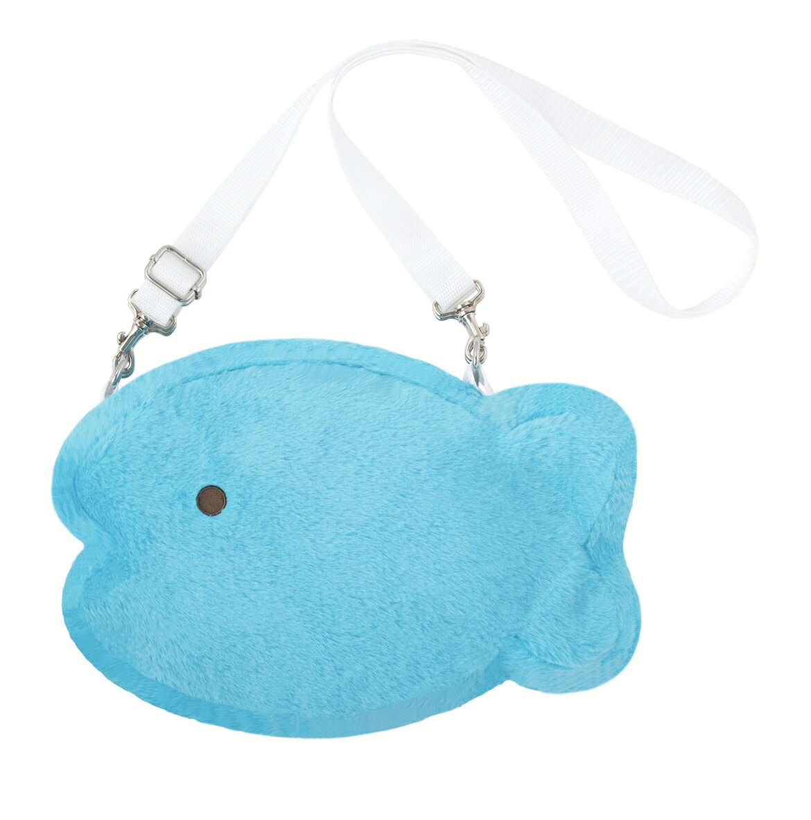 【ハチワレ】ちいかわパーク限定 いっぱい入る ハチワレのおさかなポシェット ちいかわ マスコット ハチワレ くりまんじゅう うさぎ モモンガ キャラクター 可愛い インテリア 他との組み合わせOK 誕生日梅雨 名シーン ちいぽけ ポシェットのサムネイル