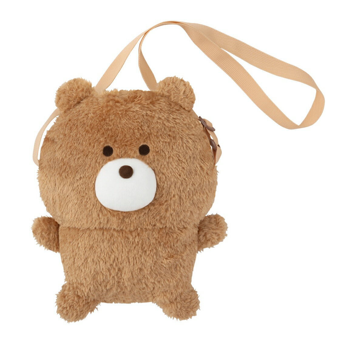 【ちいかわ】ちいかわパーク限定 ポシェット （ちいかわのくまぬいぐるみ） ちいかわ マスコット ハチワレ くりまんじゅう うさぎ モモンガ キャラクター 可愛い インテリア 他との組み合わせOK 誕生日梅雨 名シーン ちいぽけ ポシェットのサムネイル