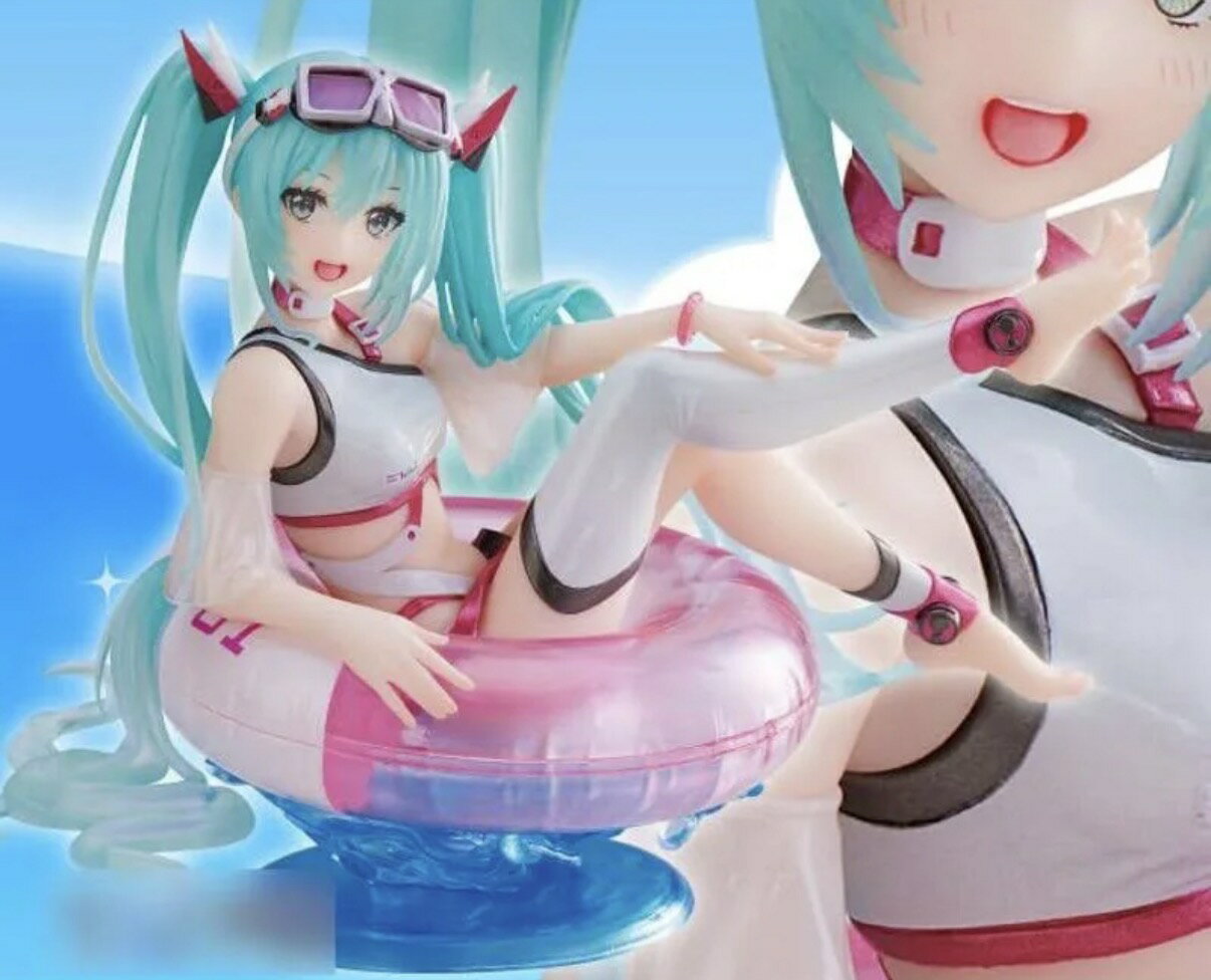 【初音ミク】philia 初音ミク Aqua Float Girls フィギュア ボーカロイド リン レン マジカルミライ デスクトップキュア かわいい 浮き輪 夏 海