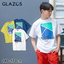 グラソス(GLAZOS)クールラフ・テニスプリント半袖Tシャツ 子供服 男の子 キッズ ジュニア 130cm 140cm 150cm 160cm 170cm 小学生 中学生 グラゾス おしゃれ トップス 春 夏 機能性